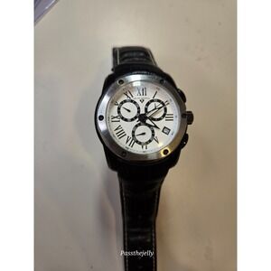 Men's Chronograph Watch Swiss Legend‎ "Traveler" New Battery, Working